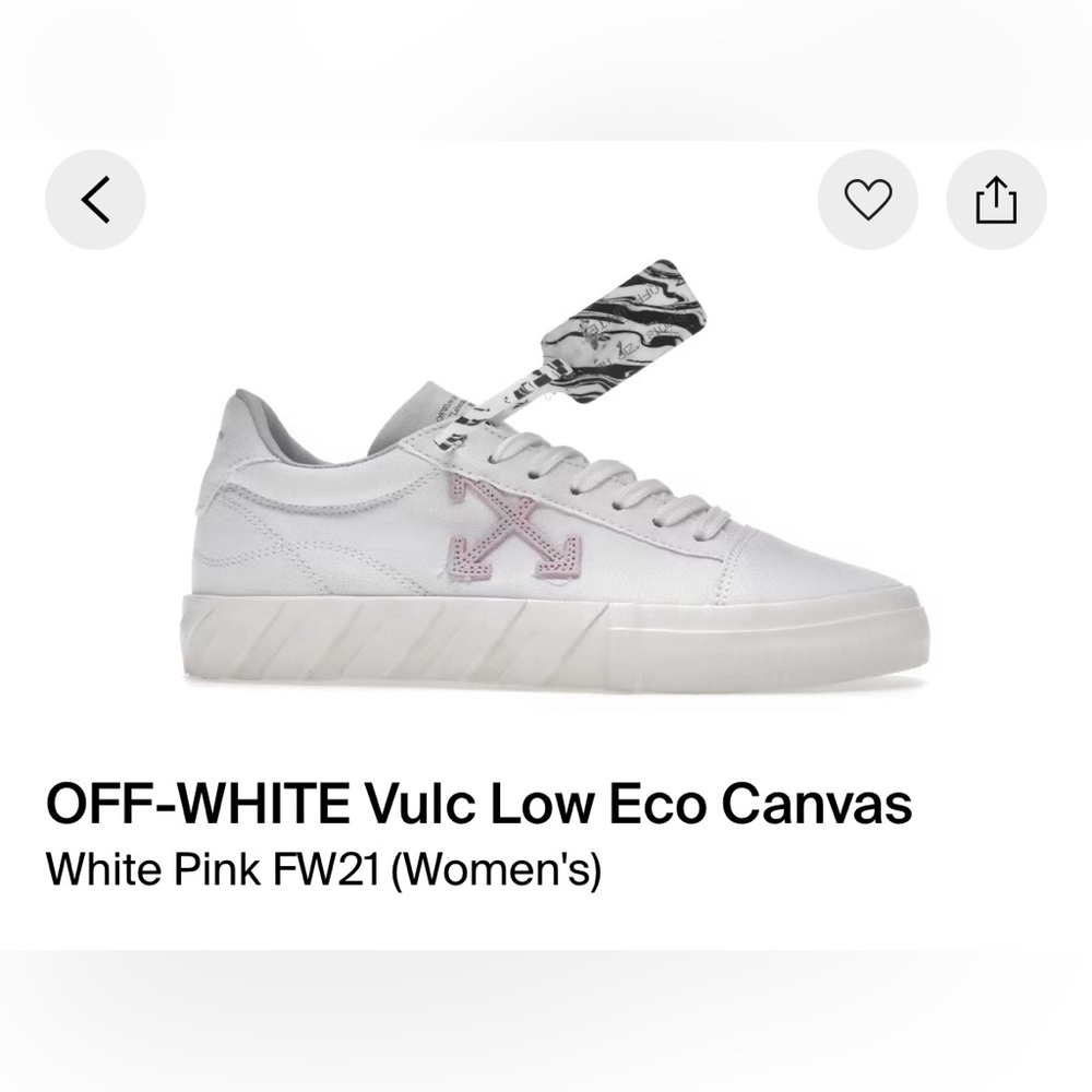 OFF-WHITE Vulc Low Eco Canvas
White Pink FW21 (Women's)